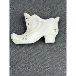 Hand Painted Ceramic Shoe Figurine Trinket Dish Miniature Dutch‎ Clog